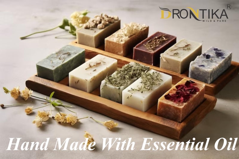 Drontika Natural Handmade Herbal Soap Combo Assorted Natural Soap Gift Set, Enriched With Essential Oils, 125 G (Pack Of 12) - Image 2