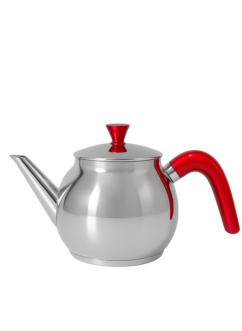 السيف  🫖 إبريق شاي تركي فاخر من الستانلس – سعة 2.2 لتر بتصميم أنيق وفخامة تركية
