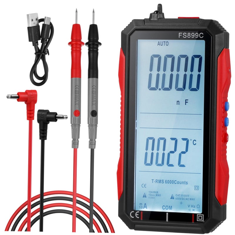 High Accuracy Digital Multimeter Voltage Tester Ohm Clamp Voltmeter Auto Ranging - Image 2