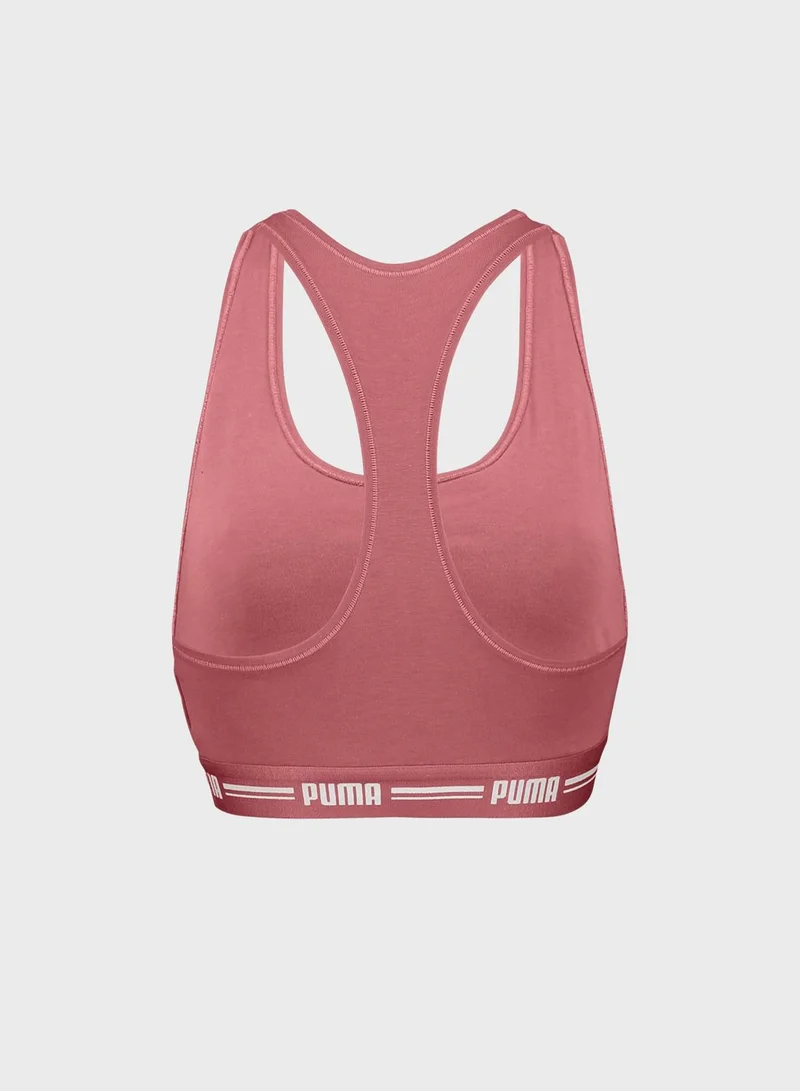 PUMA Logo Racerback Bra