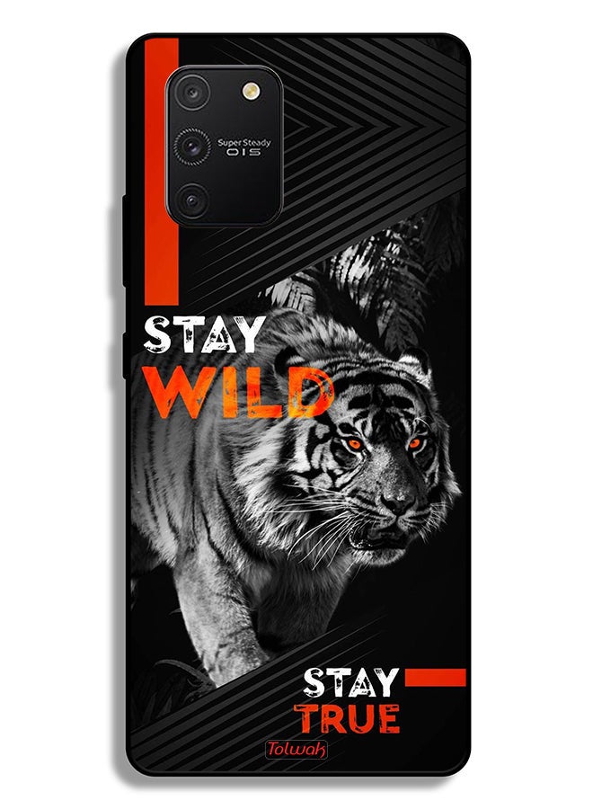 Tolwak Samsung Galaxy S10 Lite Protective Case Cover Stay Wild Stay True - Image 2