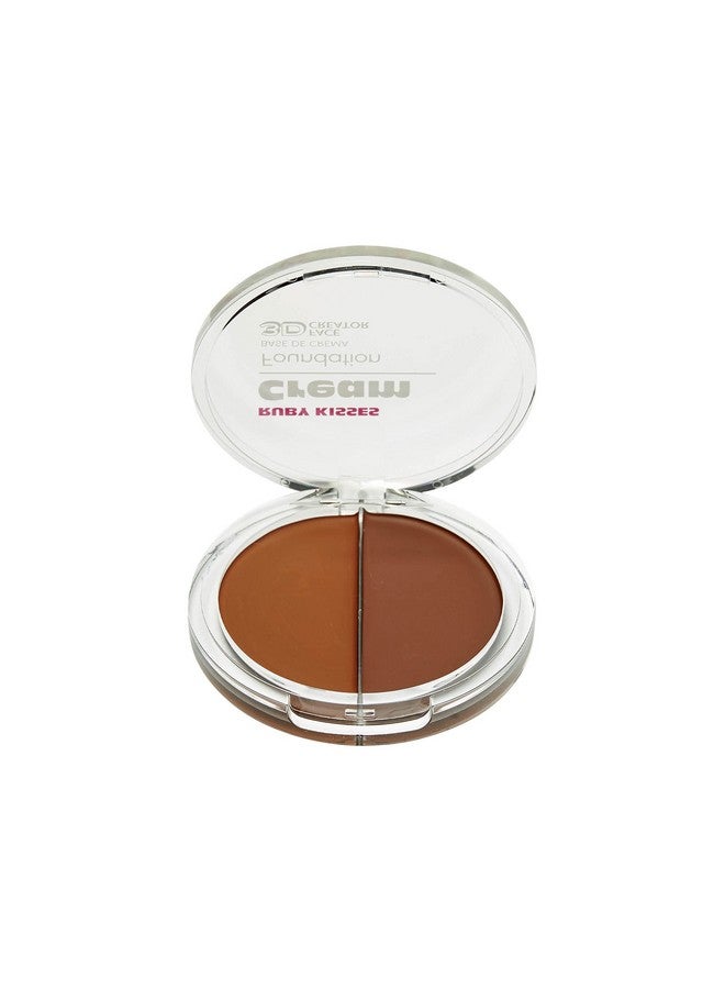 Ruby Kisses Cream Foundation 3D Face Creator 2 Color Foundation And Concealer 12 Hour Wear Long Lasting Medium To Full Coverage (Level 15) - Image 3