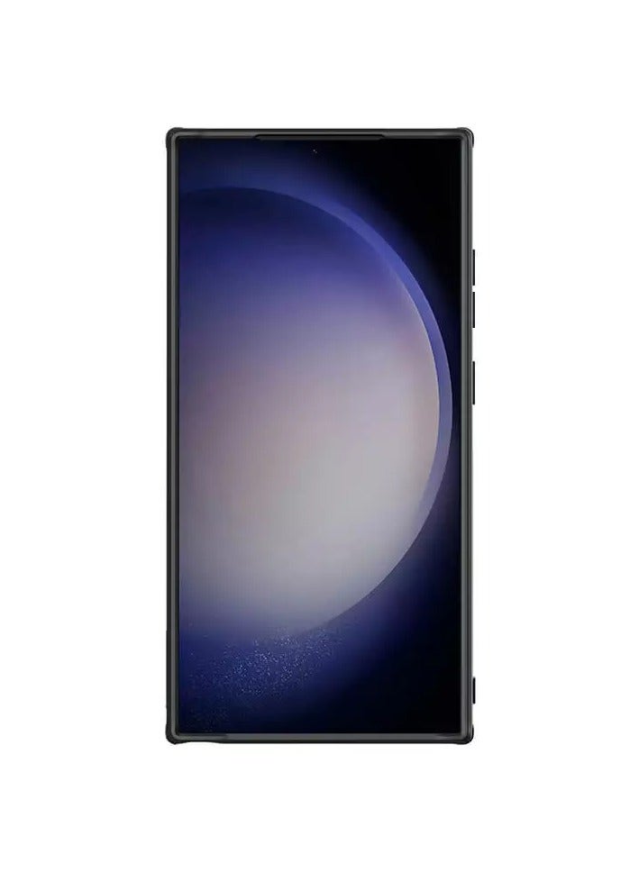 Nillkin Camshield Prop Leather Magnetic Camera protective cover case for Samsung Galaxy S24 Ultra - Black - Image 4