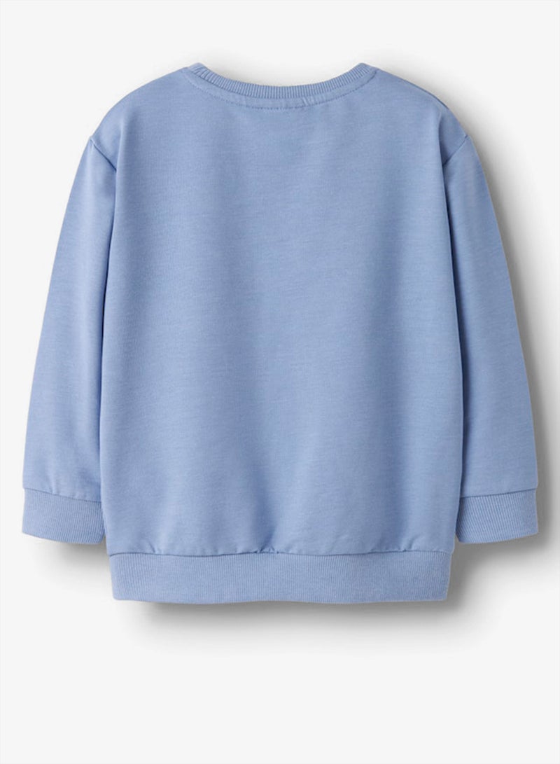 نيم ات سويت شيرت أطفال بياقة مستديرة بطبعة جرافيك - Image 2