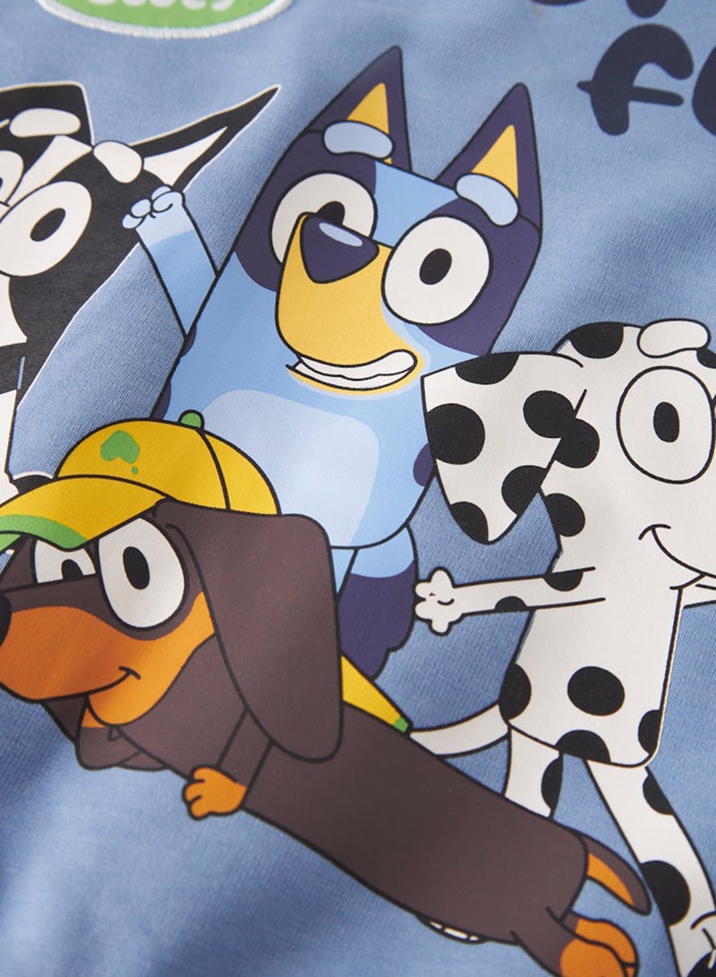 نيم ات سويت شيرت أطفال بياقة مستديرة بطبعة جرافيك - Image 3