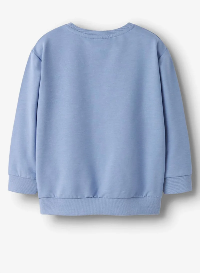 Name It Endless Sky MELANGE Kids Graphic Crew Neck Sweatshirt for Men | Best Price UAE