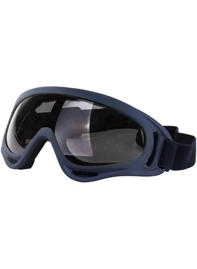 Professional protective goggles for motorcycles and bicycles with black lenses - Image 3