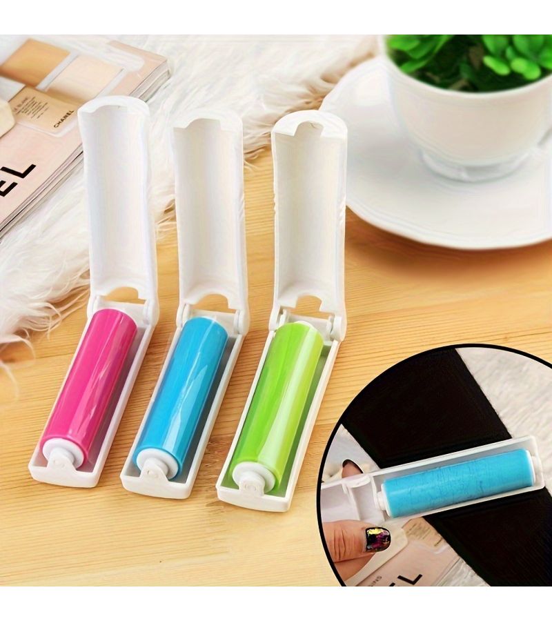 3pcs Random Color Pet Hair Remover Roller Extra Sticky Lint Rollers For Furniture Carpet Clothes Easily Remove Dog And Cat Hair Cleaning Supplies - Image 5
