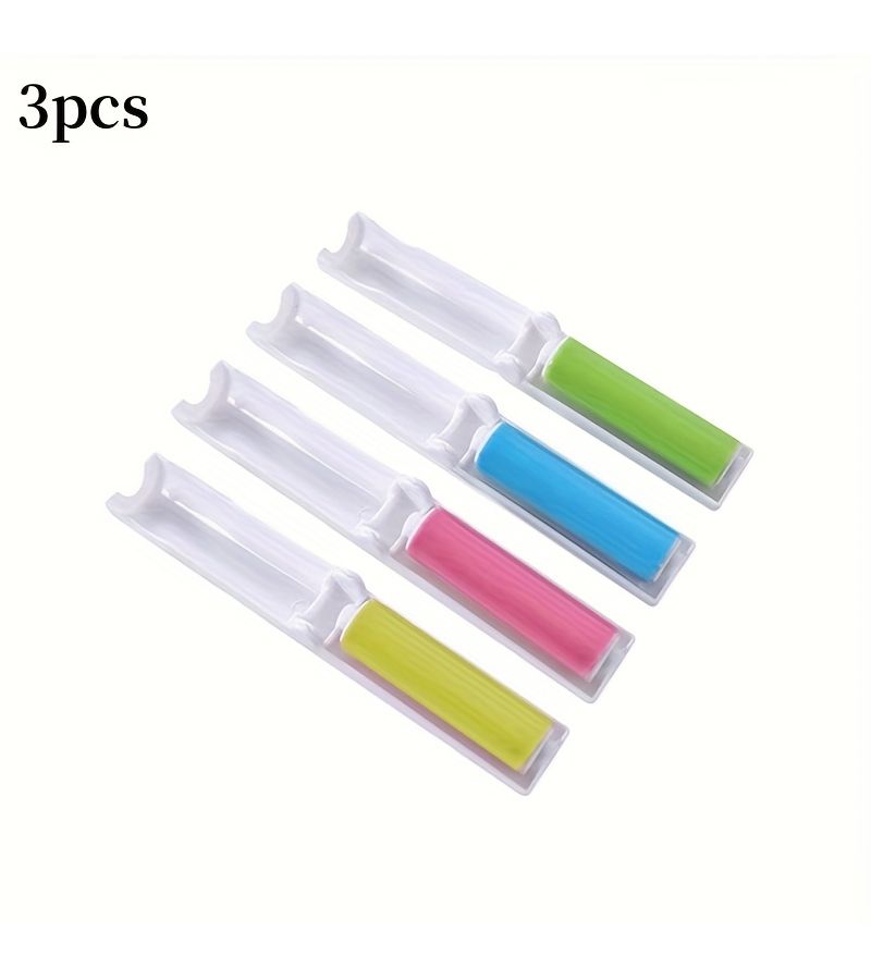 3pcs Random Color Pet Hair Remover Roller Extra Sticky Lint Rollers For Furniture Carpet Clothes Easily Remove Dog And Cat Hair Cleaning Supplies - Image 1