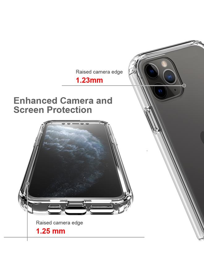 زبون جراب لهاتف iPhone 11 Pro مقاوم للصدمات شفاف للغاية بلونين متغيرين تدريجيًا مصنوع من مادة PC + TPU بألوان الحلوى جراب واقٍ - Image 5