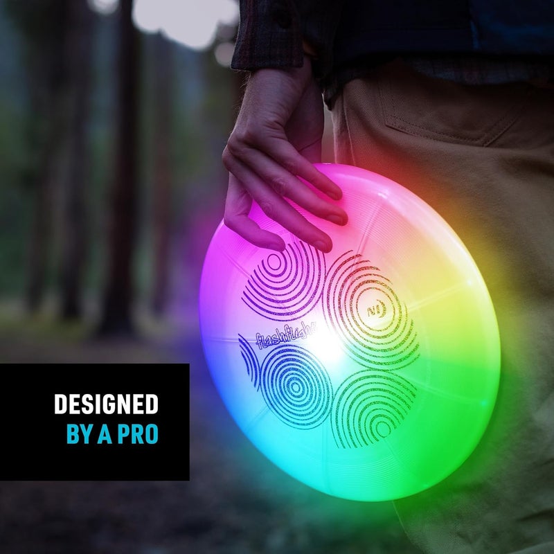 Nite Ize Flashflight LED Light Up Flying Disc - Glow in The Dark for Night Games - Image 4
