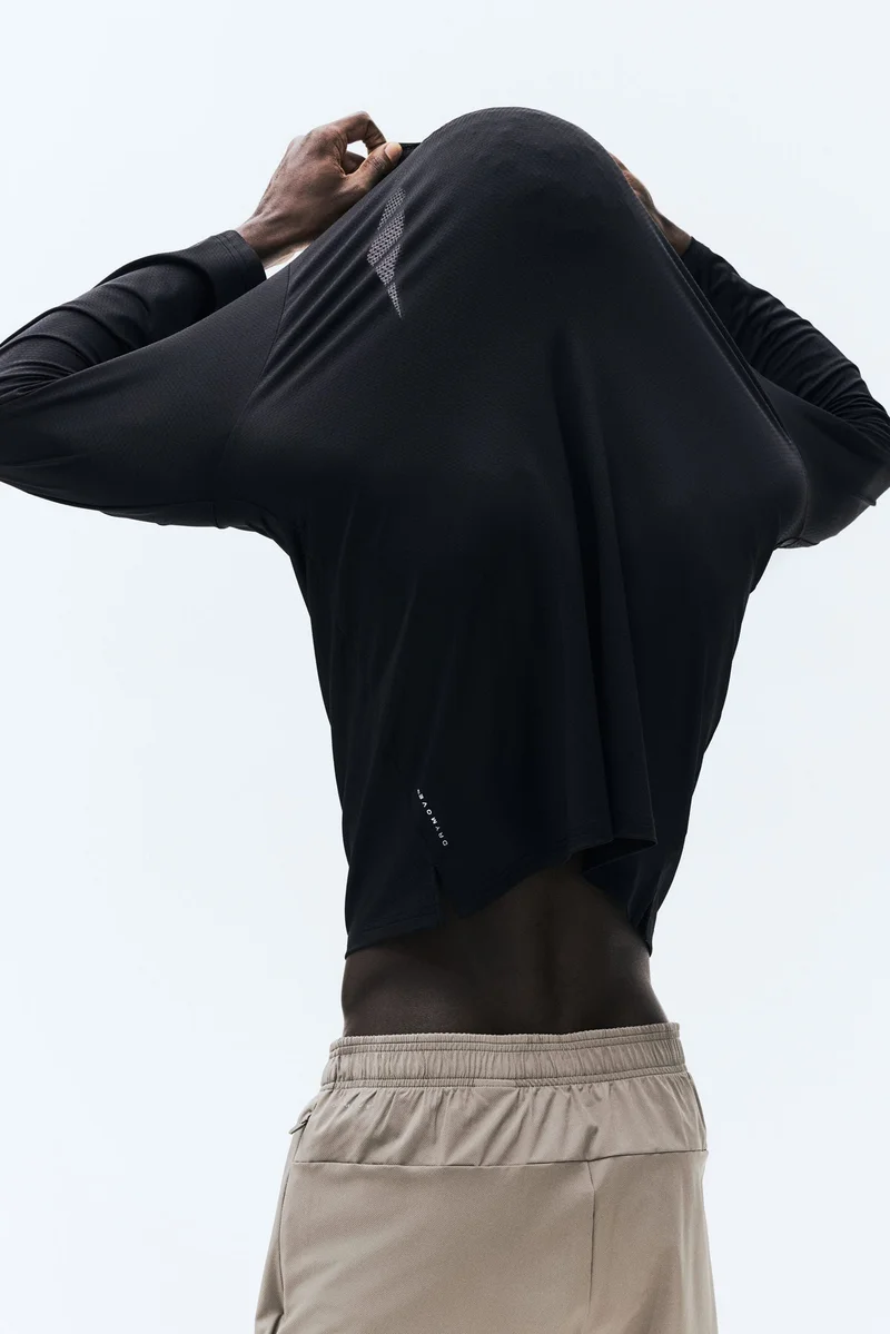 H&M  Long-sleeved sports top with DryMove™ for Men | Best Price UAE