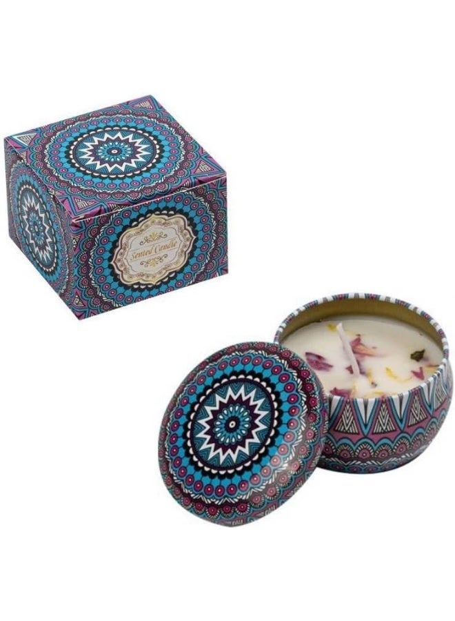 MOMENT طقم شموع معطرة هدية مكون من 1 عبوة، شمعة للعلاج بالروائح، شموع معطرة للمنزل، مثالية لعيد الميلاد، عيد الشكر، عيد الأم، هدايا تخفيف التوتر للنساء - Image 1