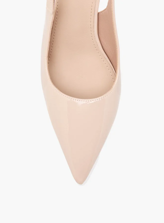 Flora Bella By Shoexpress Pointed Toe Slingback Shoes with Stiletto Heels