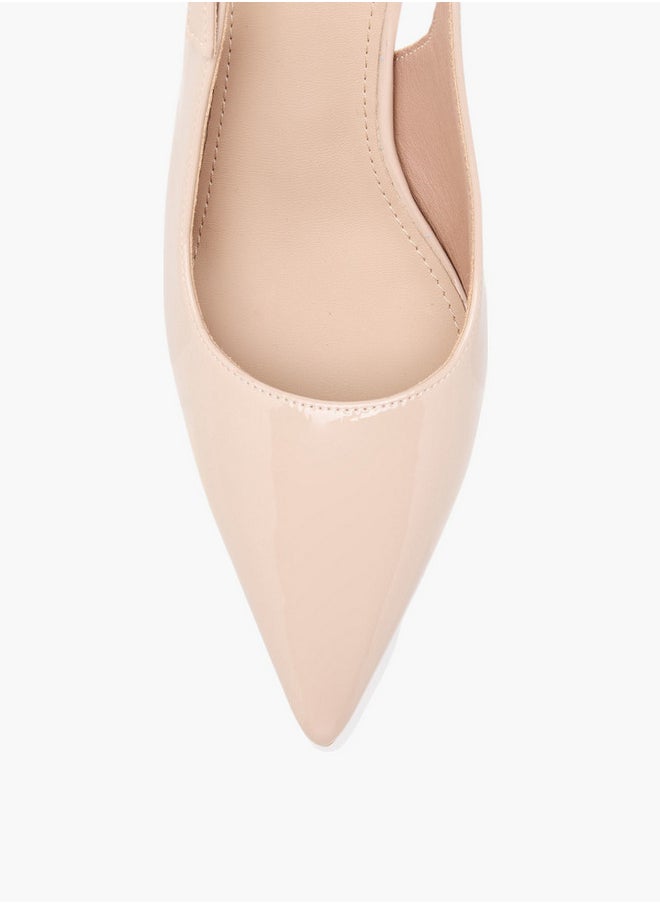 Flora Bella By Shoexpress Pointed Toe Slingback Shoes with Stiletto Heels  - Image 4