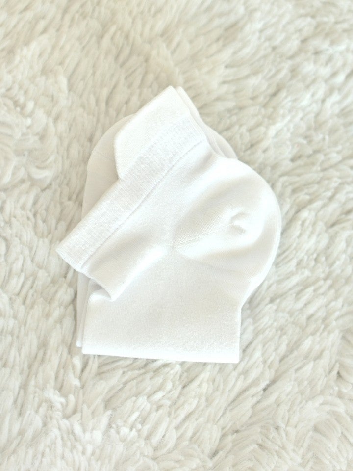 Buluş Organic 3-Pack Cream, White, Beige - Special Heel Technology Viscose Men's Ankle Socks - Image 4