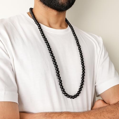 Divine Hindu Karungali Mala 108 Beads & Karungali Bracelet Set | Govt. Certified | Black Ebony Beads | Healing, Spiritual, Meditation | Combo | For Men & Women (8 MM) - Image 5