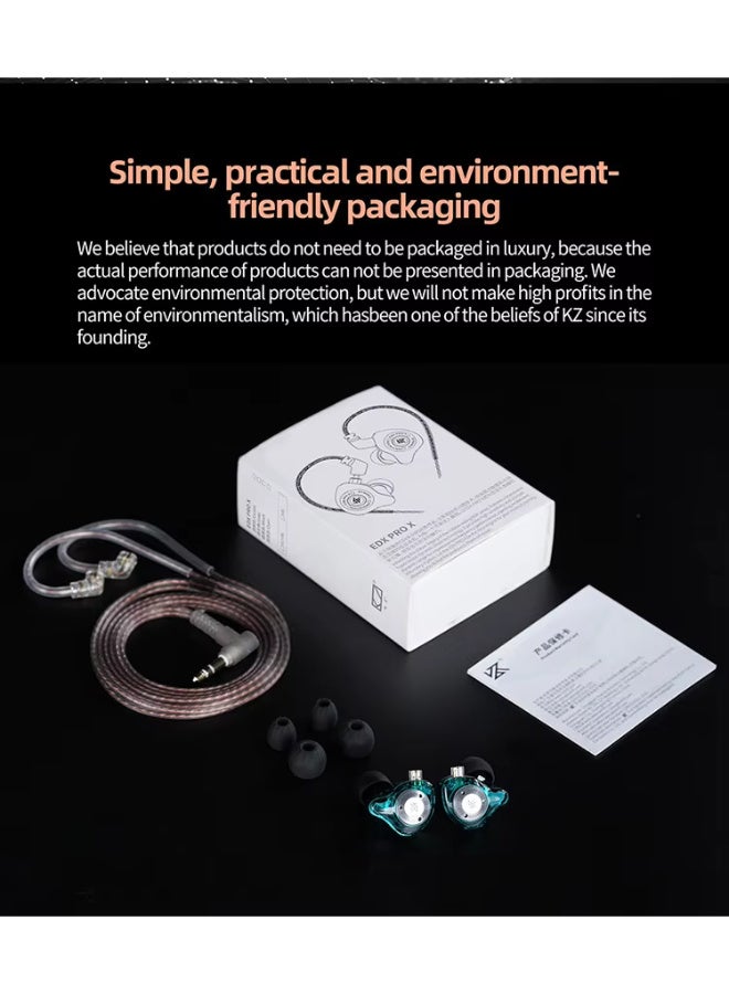 KZ EDX PRO X Dynamic Driver Earphone Wired Earphones HIFI Stereo Bass Music Earbuds in Ear Sport Headphones Noise Cancelling Gaming Headset with Mic - Image 5