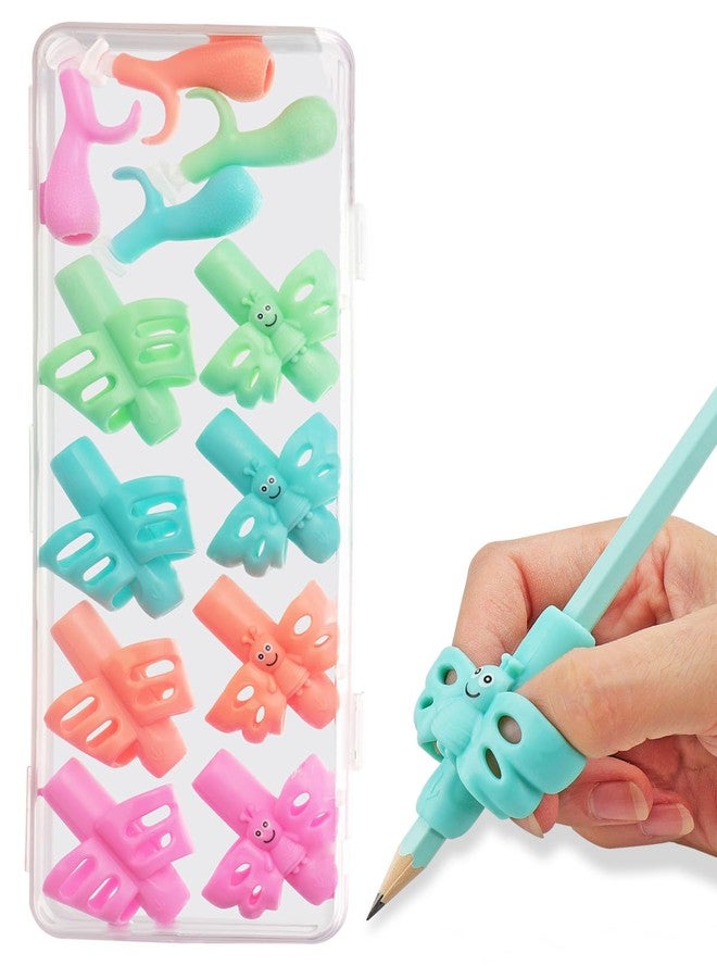 JuneLsy Pencil Grips for Kids Handwriting gripper Pencil Holder Posture Correction Training Writing AIDS for preschooler Kids toddler Children 3-7Year - Image 1