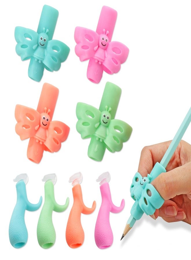 JuneLsy Pencil Grips for Kids Handwriting gripper Pencil Holder Posture Correction Training Writing AIDS for preschooler Kids toddler Children 3-7Year - Image 4