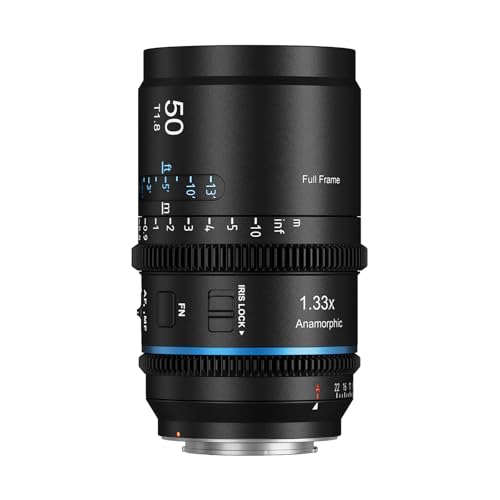 SIRUI Astra 50mm 133X Auto Focus Full Frame Anamorphic Cine Lens for L Mount Cameras Lumix DC Series FPFPL Leica SL Series Blue Flare - Image 1
