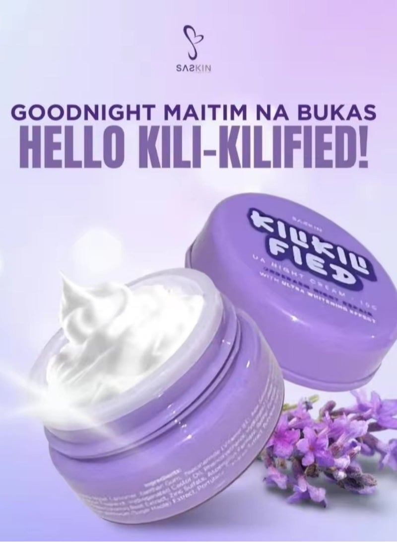 SASKIN KILIKILI FIED UA NIGHT CREAM 10G - Image 2