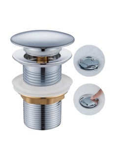 Automatic sink stopper with a modern design that is easy to use. The installation process does not require advanced technical skills