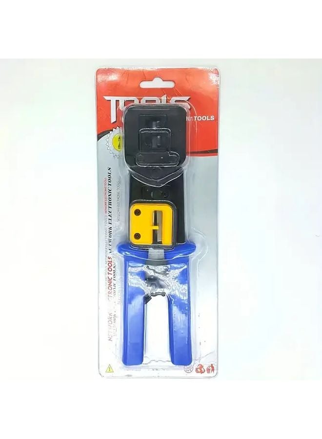RJ45 Crimping Tool Professional Crimper Set For Cat6 Cat5 Cat5e Pass Through Connectors - Image 1