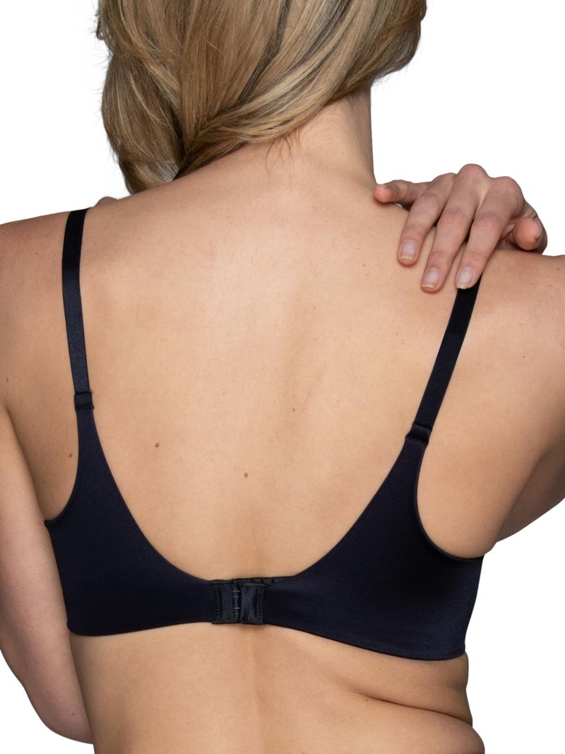 Vanity Fair Women's Full Coverage Beauty Back Smoothing Bra (34B-42D), Underwire-Black, 34C - Image 3