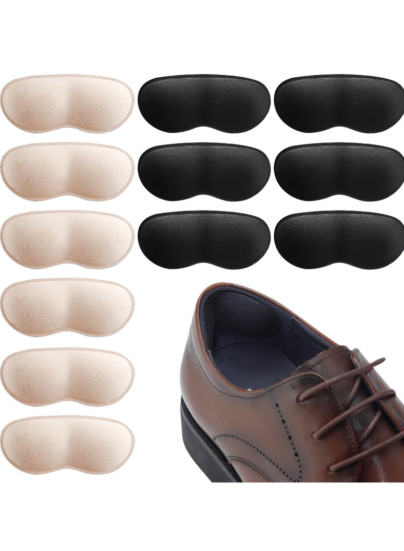 6 Pairs Heel Cushion Pads for Shoes Too Big, Shoe Grips Liners Heel Protectors for Loose Shoes, Heel Pain, Blisters and Rubbing, Anti Slip Shoe Filler Make Shoes Fit Tighter - Image 1