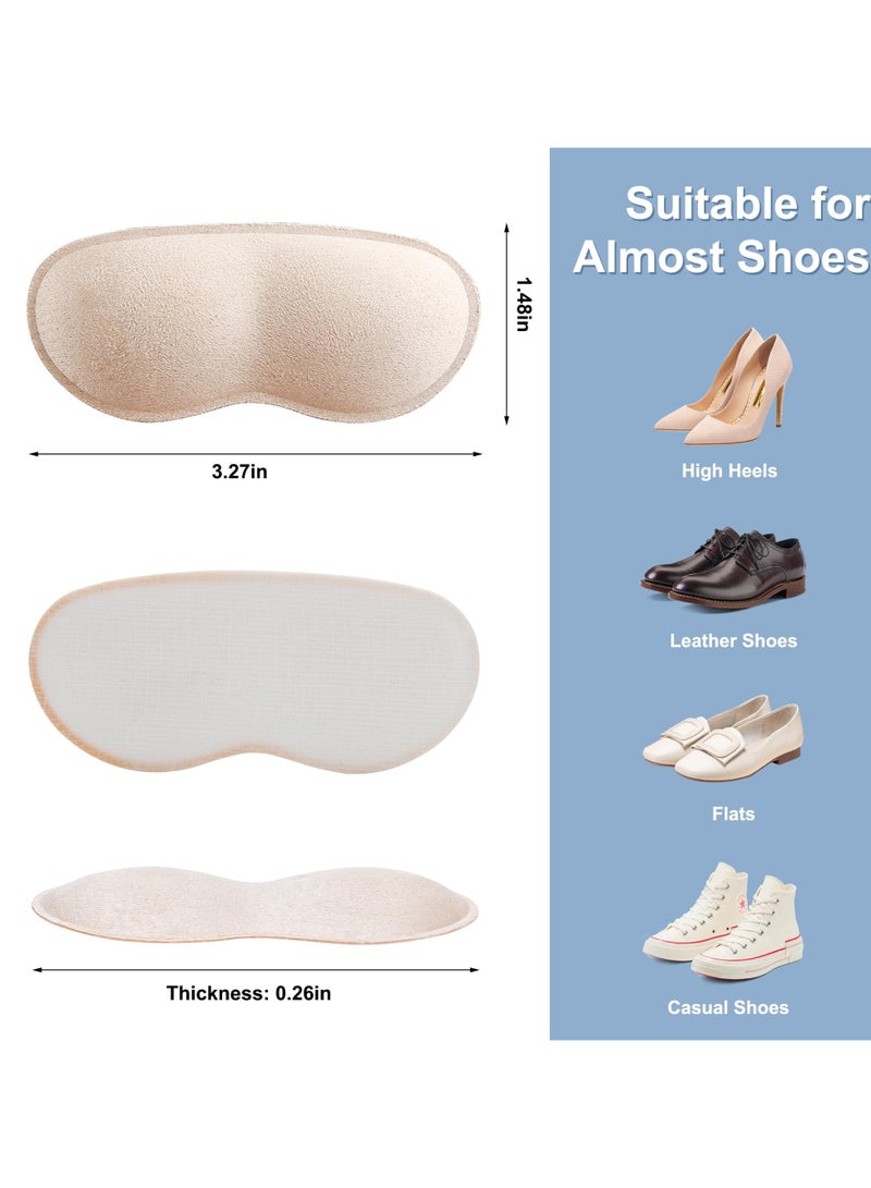 6 Pairs Heel Cushion Pads for Shoes Too Big, Shoe Grips Liners Heel Protectors for Loose Shoes, Heel Pain, Blisters and Rubbing, Anti Slip Shoe Filler Make Shoes Fit Tighter - Image 3