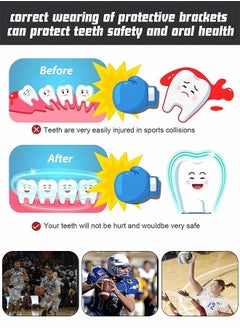 RATSAW 3 Pack EVA Mouthguards with Case Sport Mouth Guards Mouthguard Gum Guard Mouthguard Slim Fit for Boxing Basketball Hockey Soccer  - Image 3