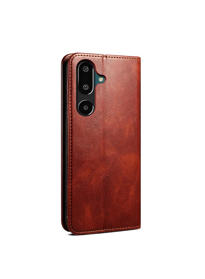 S-TOP Case For Samsung Galaxy F16 5G Global Oil Wax Crazy Horse Texture Leather Phone Case - Image 3