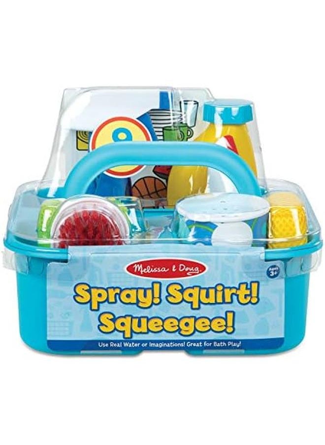 Melissa & Doug - Spray Squirt And Squeegee Play Set Pretend Play Cleaning Set - Image 1