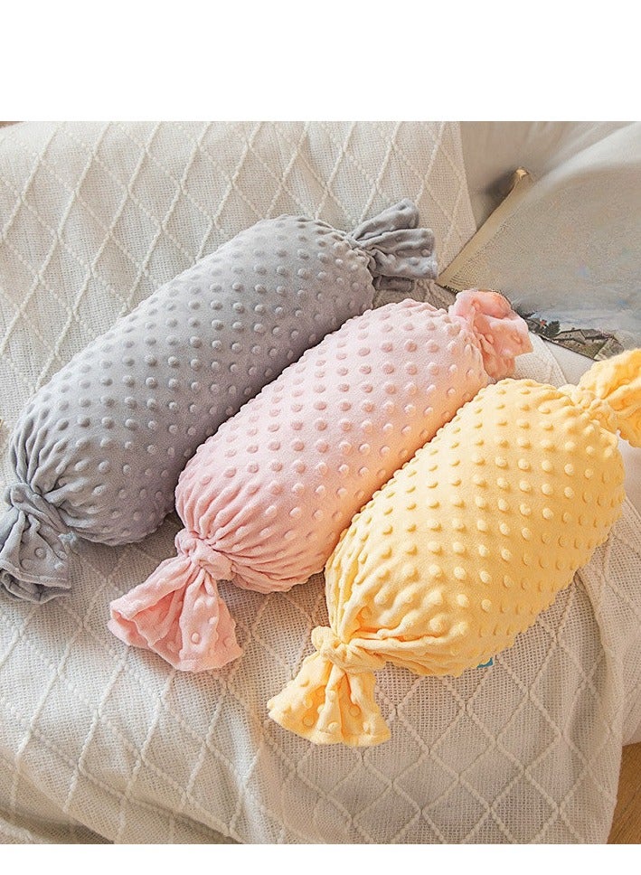 Candy Bean Pillow And Blanket Can Be Used For Both Car And Sofa Cushions, Suitable For Travel, Airplanes, Trains, Beds, Offices, And Rest  - Image 5