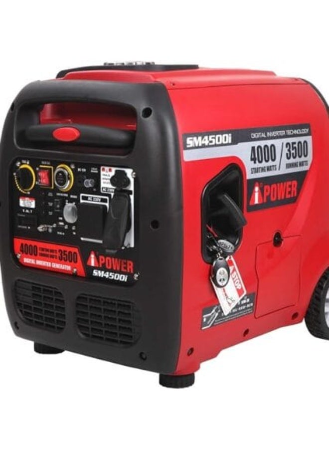 اي باور مولد عاكس صامت A-POWER SM4500i، 4000 واط بدء التشغيل، 3500 واط تشغيل، يعمل بالبنزين - Image 3