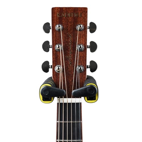 Kadence Long Guitar Wall Mount Stand - Auto Lock Guitar Long Wall Hanger - Metal Base Safe Against Vibration for Acoustic, Electric, Classical, Bass Guitar Upto 5.5kg. (KAD-WM-G14EL) - Image 5