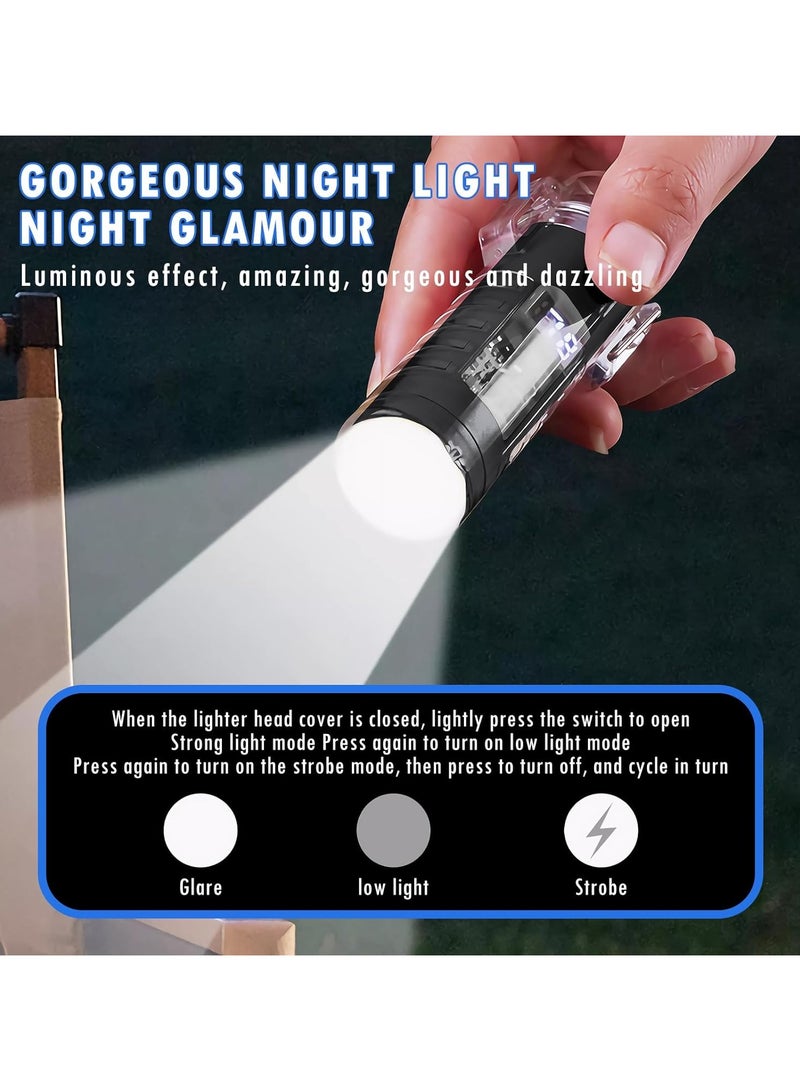 ONENINE Electric Lighter, USB Rechargeable Double Arc Plasma Lighter Waterproof Windproof Flameless Lighter for Outdoor Camping Hiking Adventures - Image 4