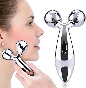 Glamza 3D Roller Massager 360 Rotate Face and Body AntiWrinkle Lifting Massager - Image 1