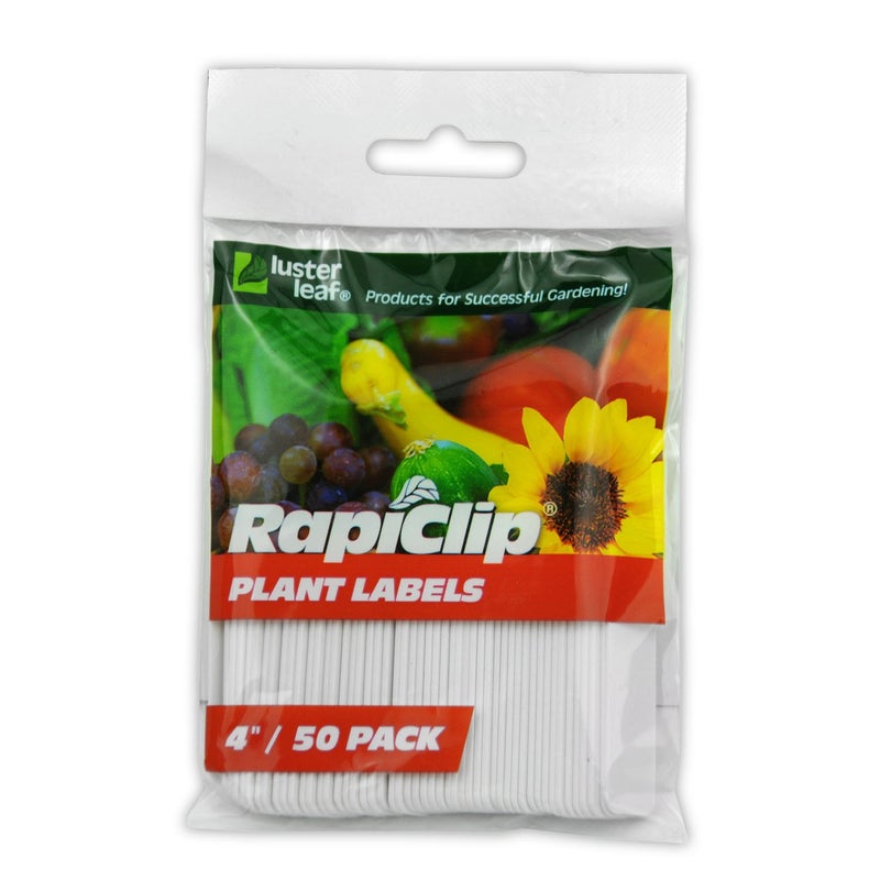 Luster Leaf Luster Leaf Rapiclip 4-Inch Garden Plant Labels - 50 Pack 827 
