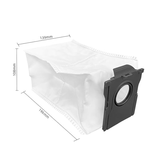 HMHAMA Replacement Large Capacity Dust Bag for Dreame X40/ X40 Pro/X40 Ultra Robot Vacuum Cleaner, 8 Dust Bag - Image 5
