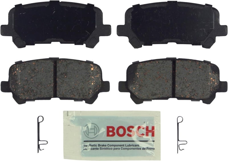 BOSCH BE1281 Blue Ceramic Disc Brake Pad Set - Rear for Select Acura and Honda Models - Image 1