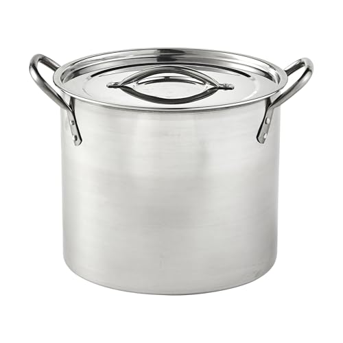 IMUSA 12 Quart Stainless Steel Stock Pot with Lid - Image 1