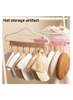 NOVOLAN NOVOLAN Foldable Clothespins 2-Piece Set, Portable Bathroom Foldable Hanging Rack Clothespins Fabric Clothes Hangers Business Trip Foldable Clothespins, Minimal Space in Luggage, Lightweight (pink)  - Image 5