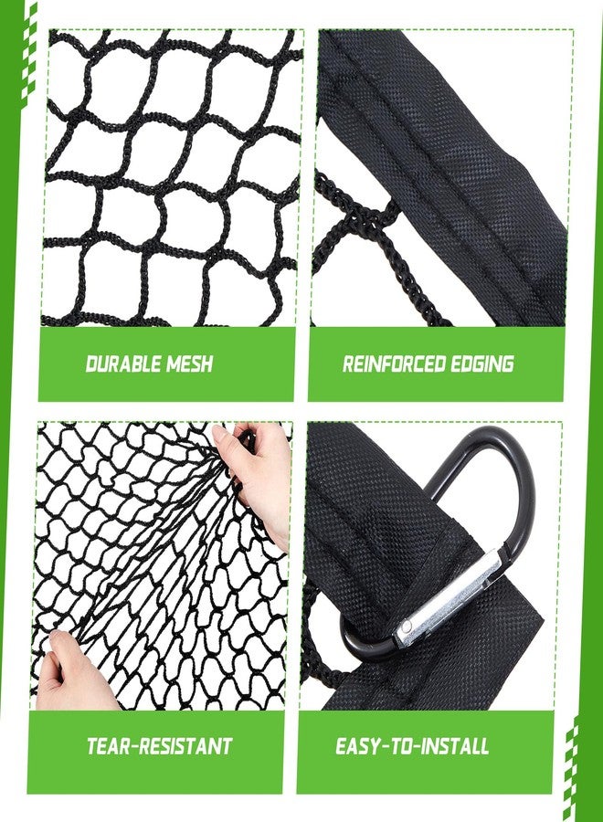 GliCraft شاشة GliCraft لضرب الكرة في لعبة الجولف، مقاس 10 × 10 قدم، شاشة متينة للضرب لأجهزة المحاكاة، لوحة بديلة لتقليل الضوضاء، شبكة تدريب متينة من النايلون للاستخدام الداخلي في الفناء الخلفي (الإطار غير متضمن). - Image 4