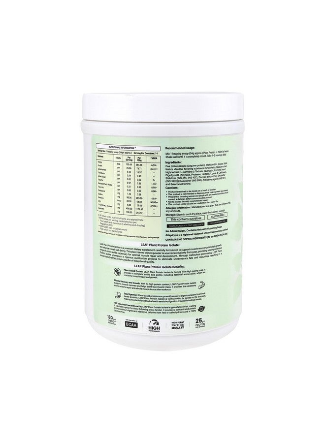 LEAP Leap Plant Protein - Pea Plant-Based Protein Powder, Gluten-Free, Metabolism Booster, Amino Acid Profile, Immunity Enhancer, (Chocolate)  - Image 3