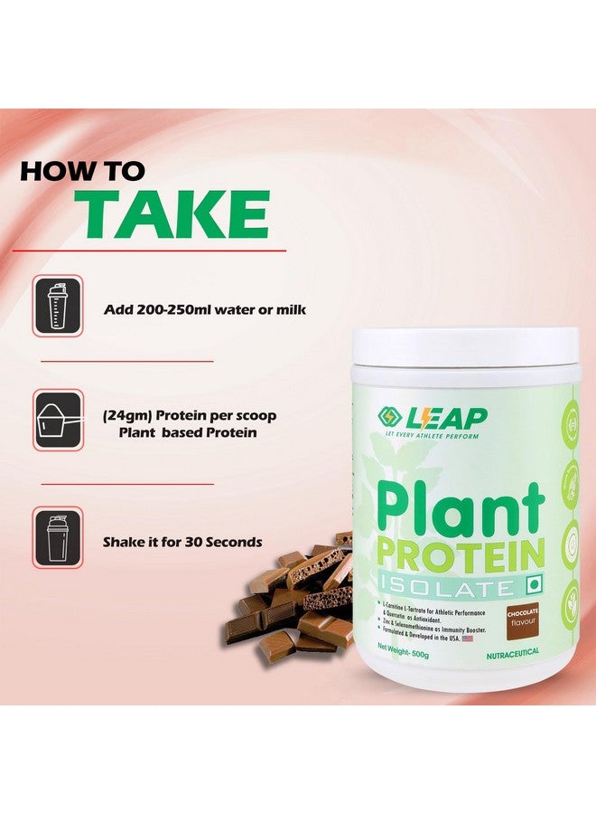 LEAP Leap Plant Protein - Pea Plant-Based Protein Powder, Gluten-Free, Metabolism Booster, Amino Acid Profile, Immunity Enhancer, (Chocolate)  - Image 4
