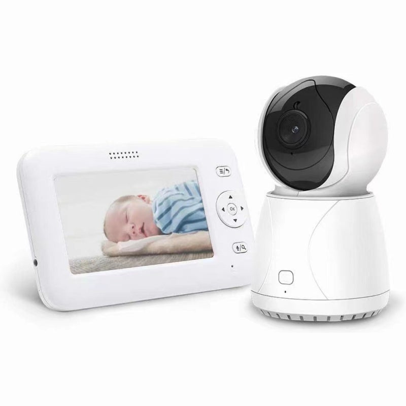 Wireless Baby Monitor 4.3 Inch Full Color TFT LCD Screen 1200FT Transmission Range Video Baby Monitor - 2-way Communication Motion Detection Baby Camera Monitor for Infant Home Monitoring - Image 1