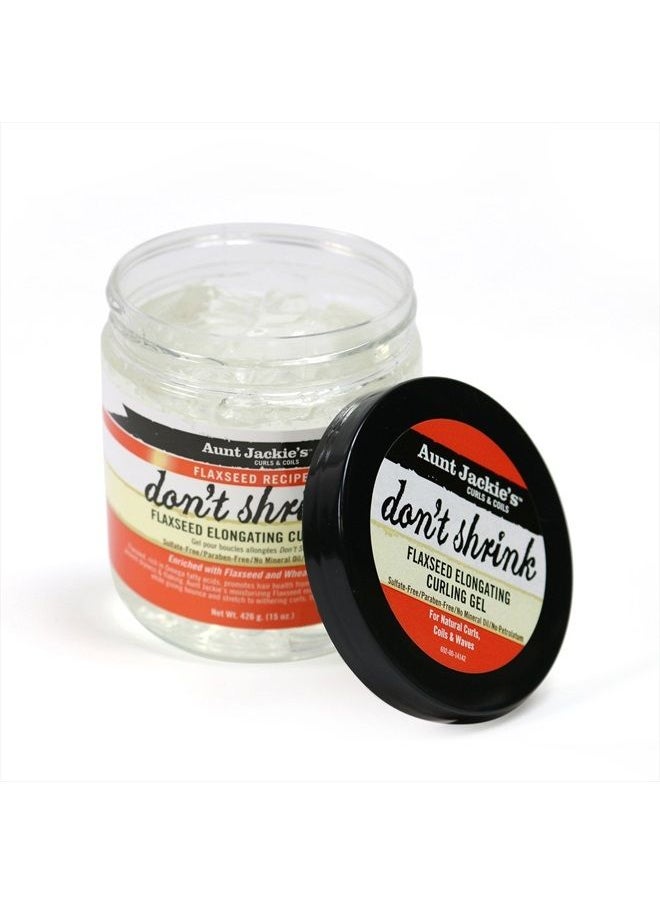 Aunt Jackie's - Flaxseed Collection Don't Shrink Curl Gel - Image 1
