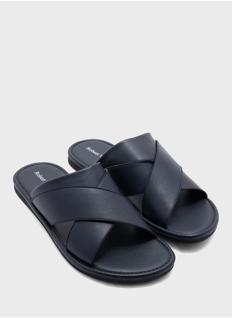 روبرت وود Cross Strap Casual Sandals